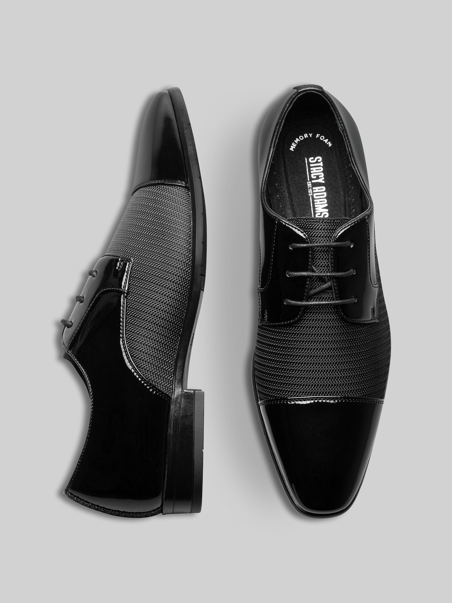 Pharaoh Patent Cap Toe Lace-Up Formal Oxfords