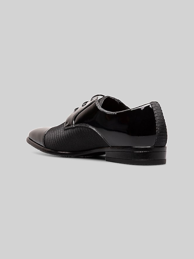 Stacy Adams Pharaoh Patent Cap Toe Lace-Up Formal Oxfords