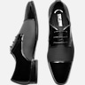 Stacy Adams Pharaoh Patent Cap Toe Lace-Up Formal Oxfords