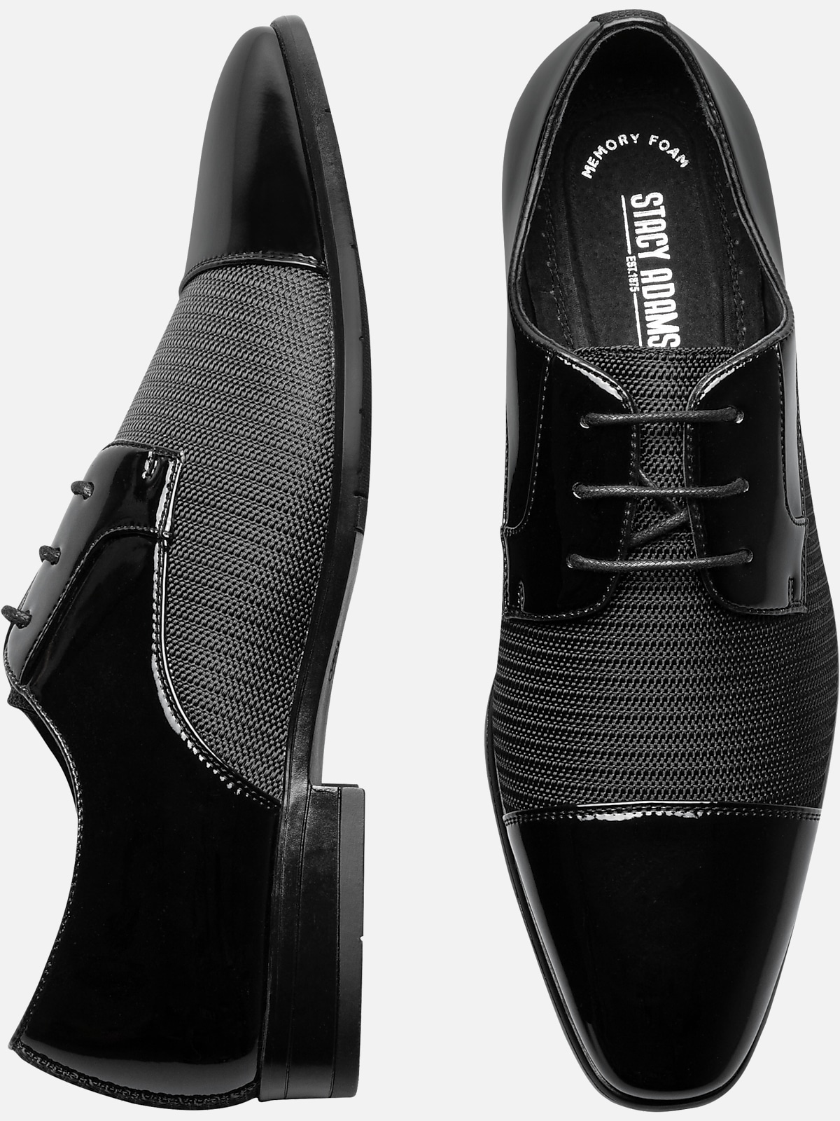 Stacy Adams Pharaoh Cap Toe Lace Up Formal Shoes | Tuxedo Formal Shoes ...
