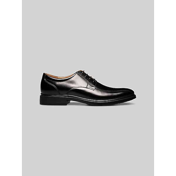Florsheim Men's Forecast Leather Waterproof Bike Toe Oxfords Black - Size: 7 WIDE
