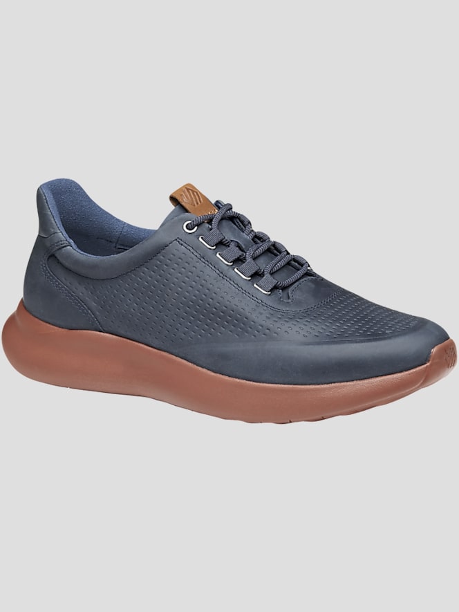 Johnston &Amp; Murphy Amherst 2.0 Leather Embossed U-Throat Sneakers