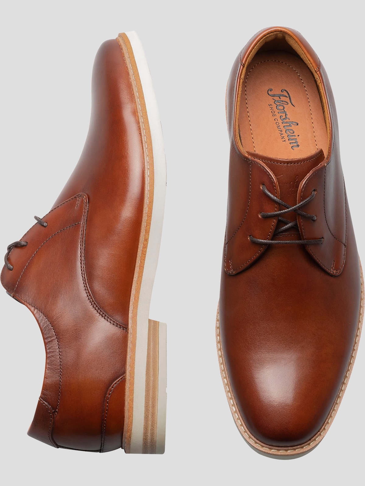 Florsheim Highland Plain Toe Lace Up Oxfords Casual Shoes Men s Wearhouse