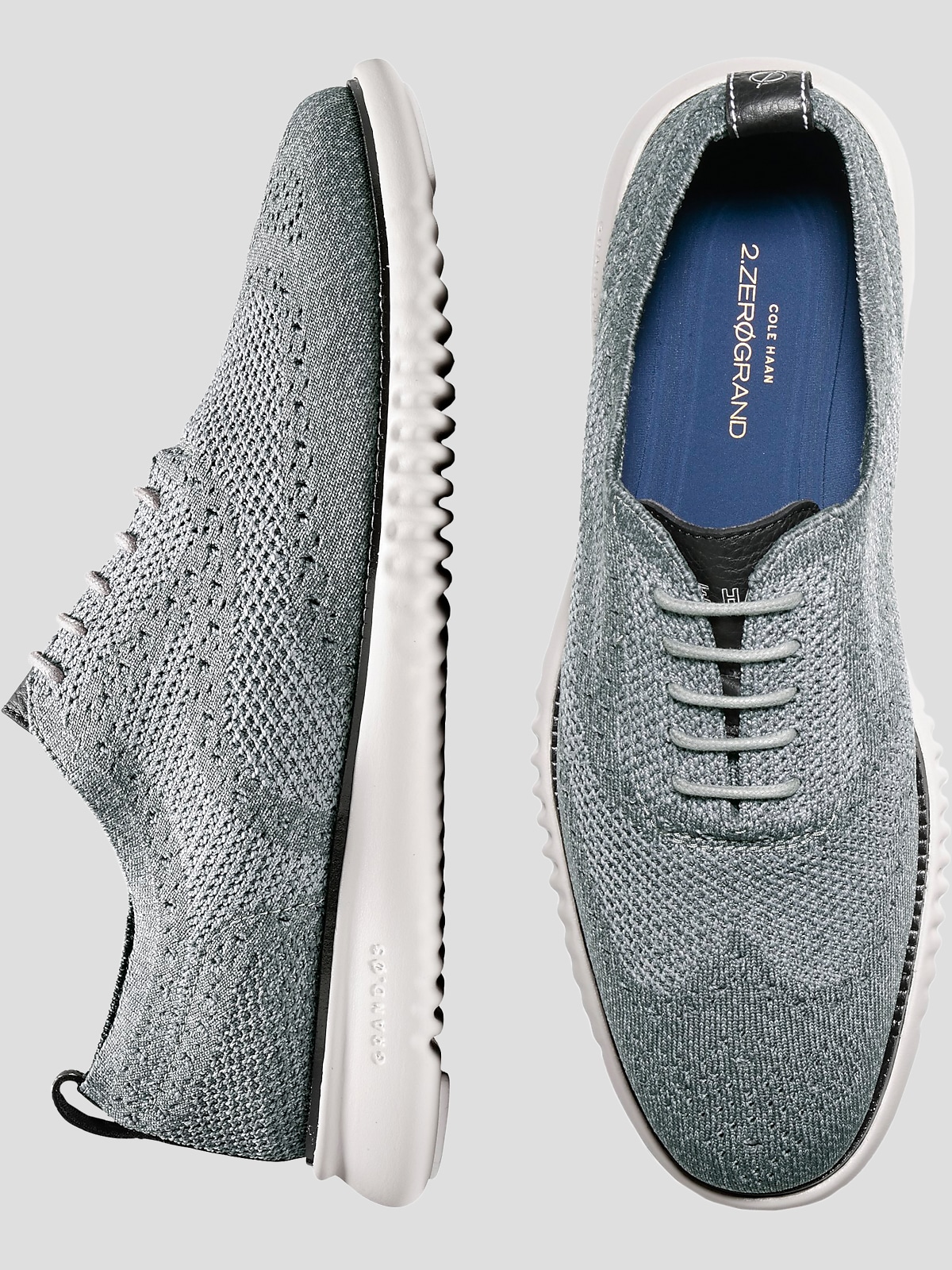 Cole Haan Zerogrand Stitchlite Wingtip Oxfords | Casual Shoes| Men's  Wearhouse