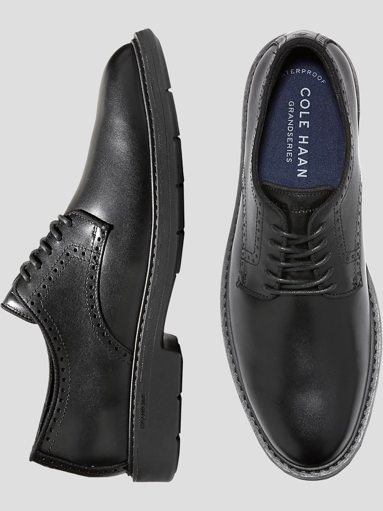Cole Haan Go-To Leather Waterproof Plain Toe Oxfords Casual