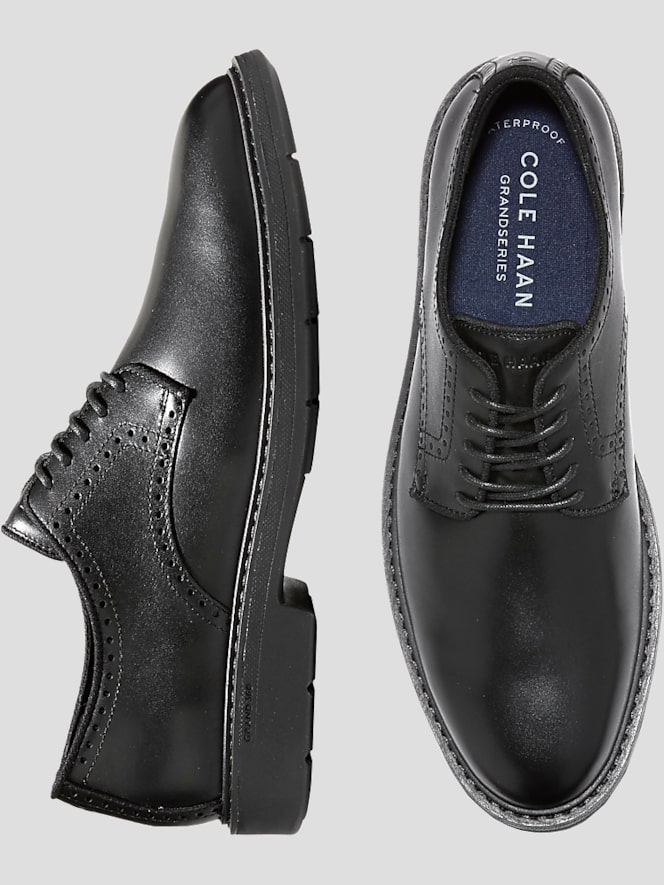 Cole Haan Go-To Leather  Waterproof Plain Toe Oxfords