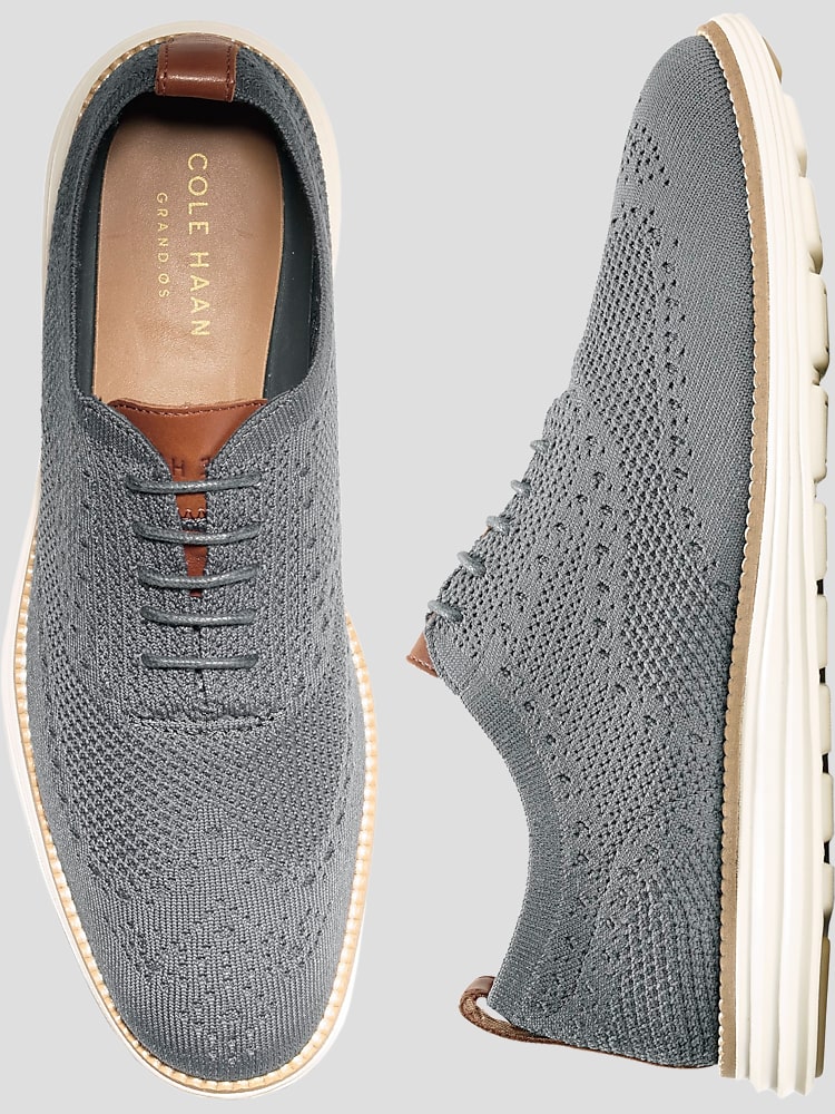 Cole haan zerogrand wingtip oxford grey sale