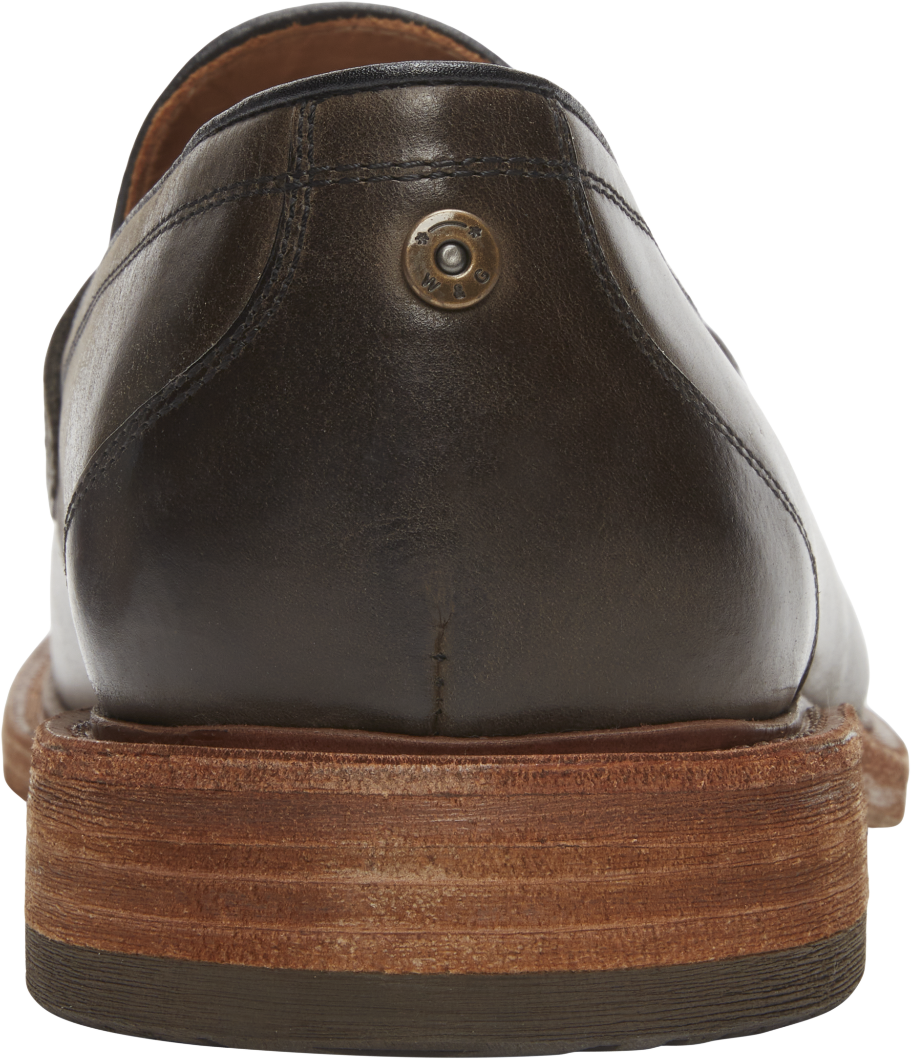 Diggs Leather Moc Toe Penny Loafers