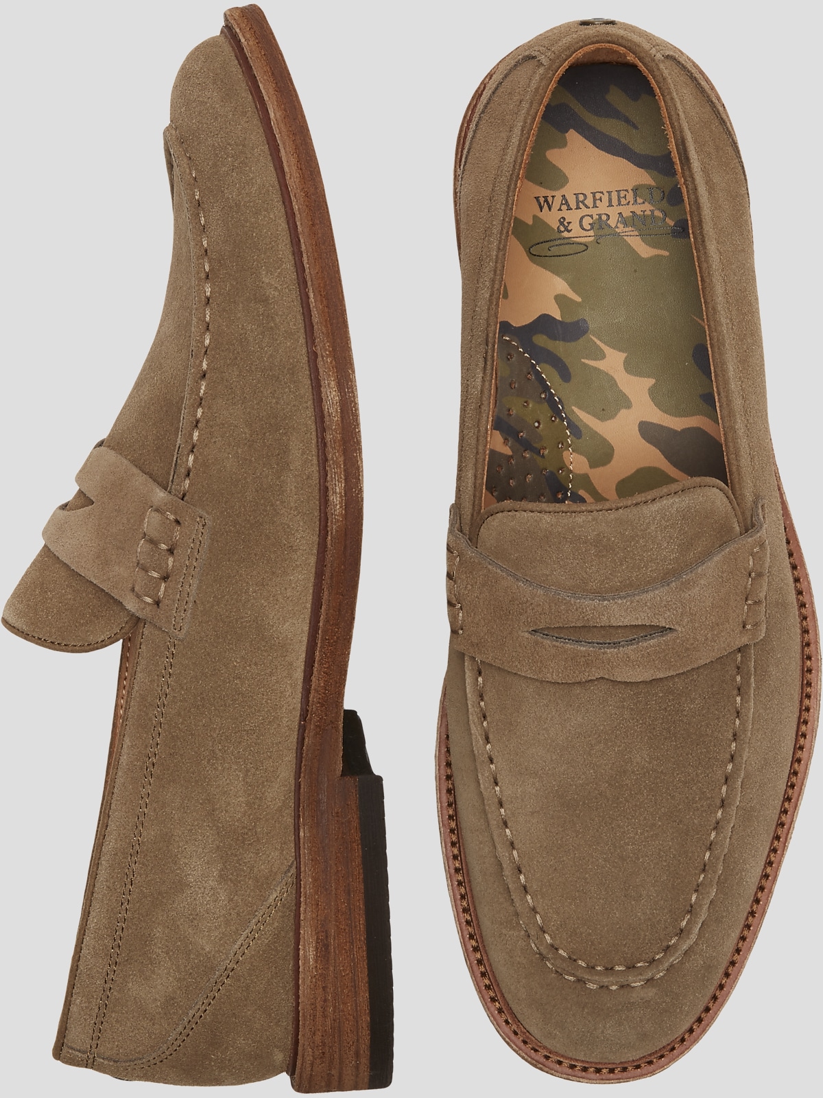Warfield Grand Diggs Moc Toe Penny Loafers Dress Shoes Men s Wearhouse