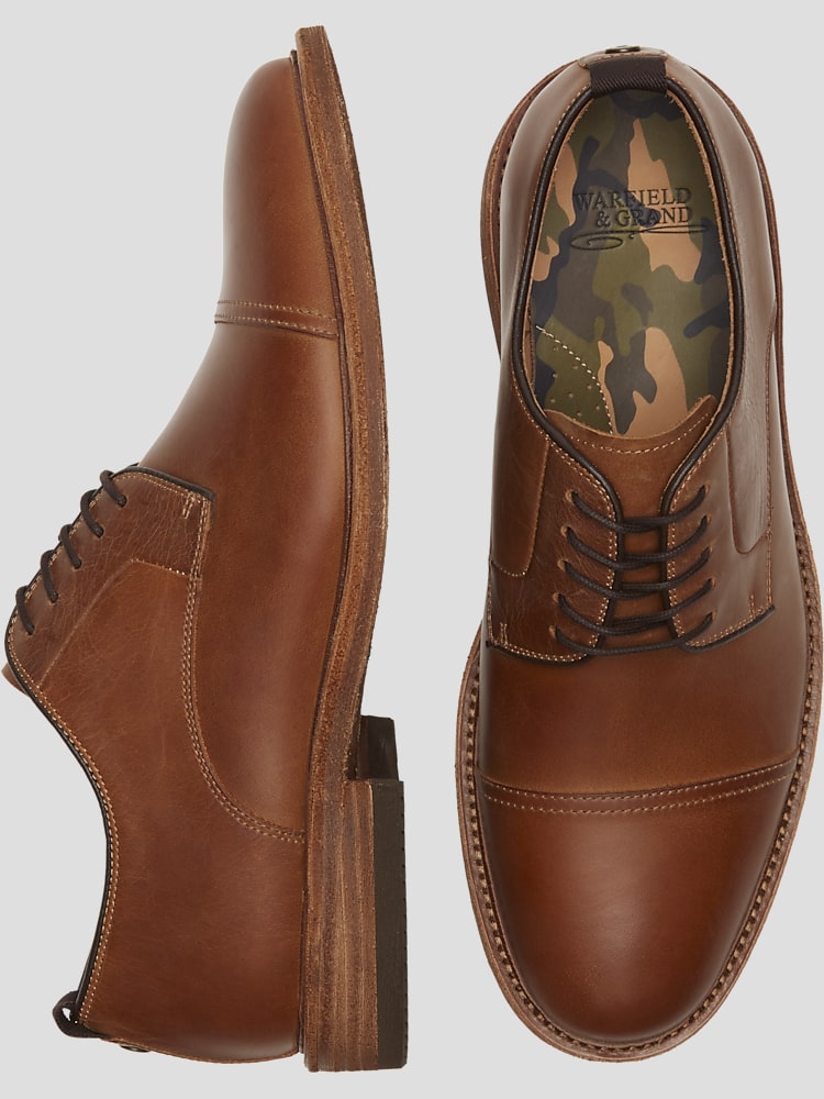 Warfield & Grand Clement Leather Cap Toe Oxfords | Dress