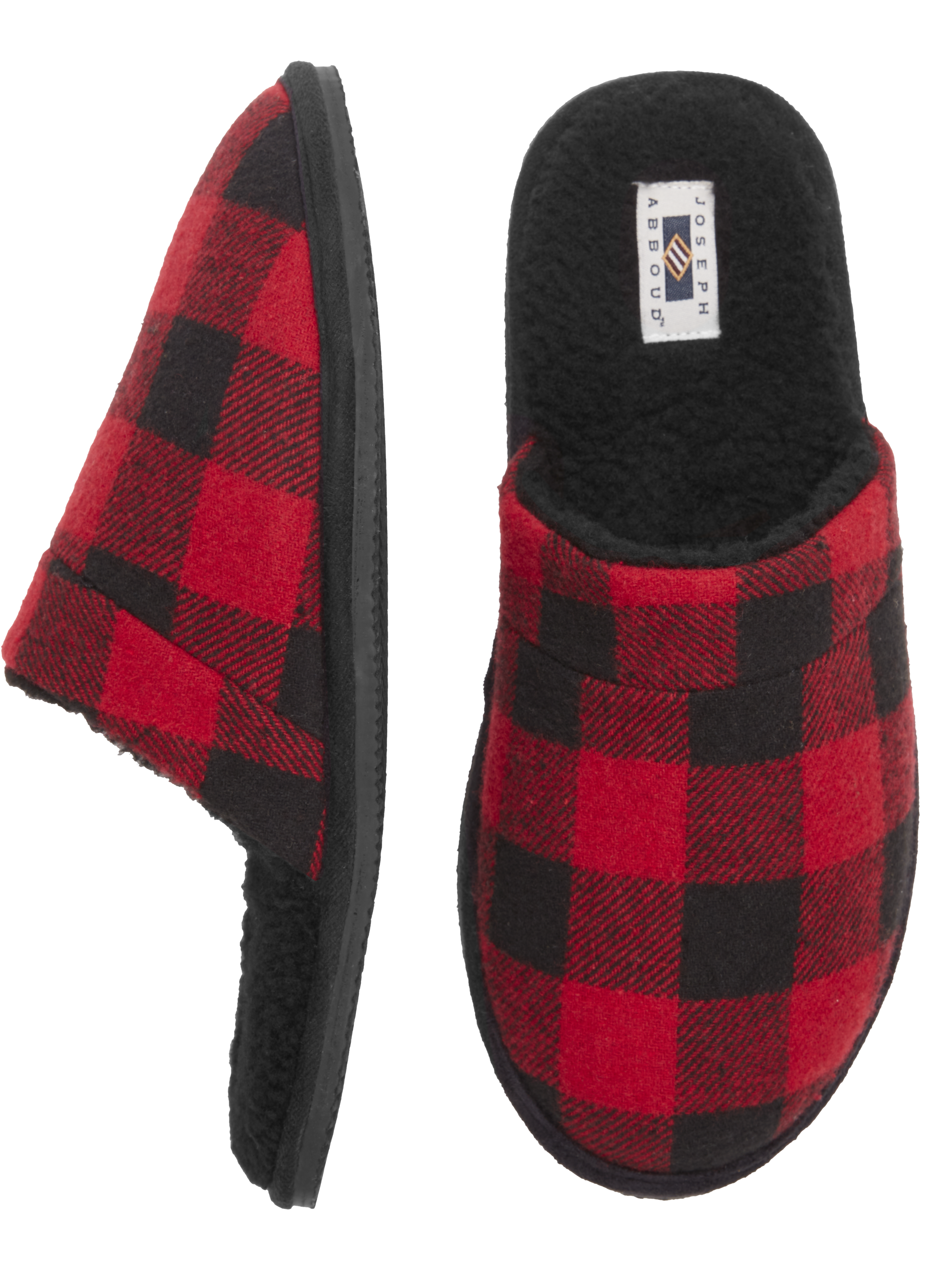 Buffalo plaid slippers online