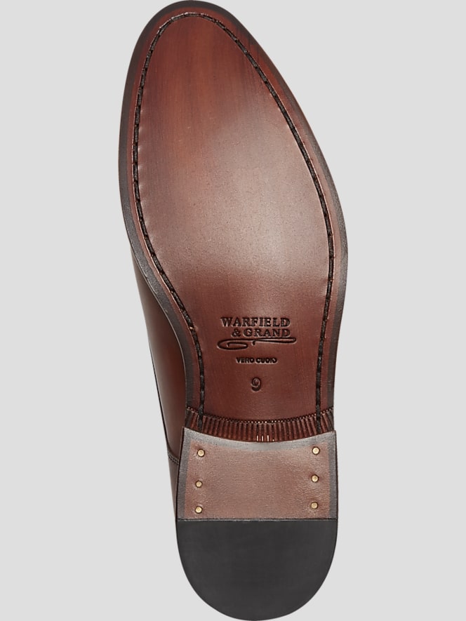 ヴァトス Warfield & Grand Cassett Italian Leather Medallion Toe