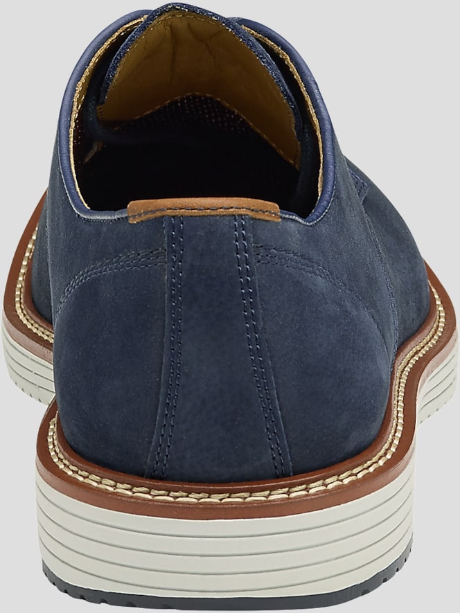 Johnston &Amp; Murphy Upton Nubuck Plain Toe Oxfords
