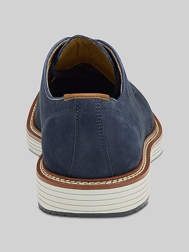 Johnston &Amp; Murphy Upton Nubuck Plain Toe Oxfords