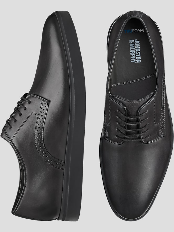 Johnston &Amp; Murphy Brody Leather Lace-Up Plain Toe Dress Sneakers