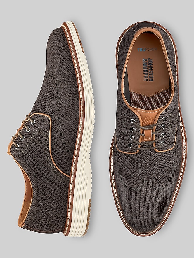 Johnston &Amp; Murphy Upton Knit Wingtip Oxfords