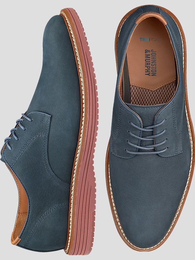 Navy blue prom shoes for men store