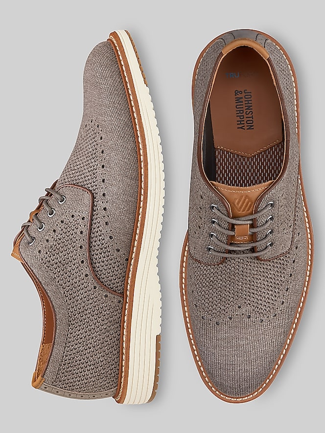 Johnston &Amp; Murphy Upton Knit Wingtip Oxfords