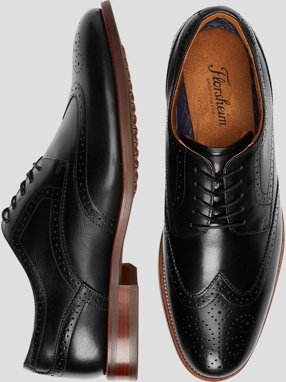 Florsheim black shoes hotsell