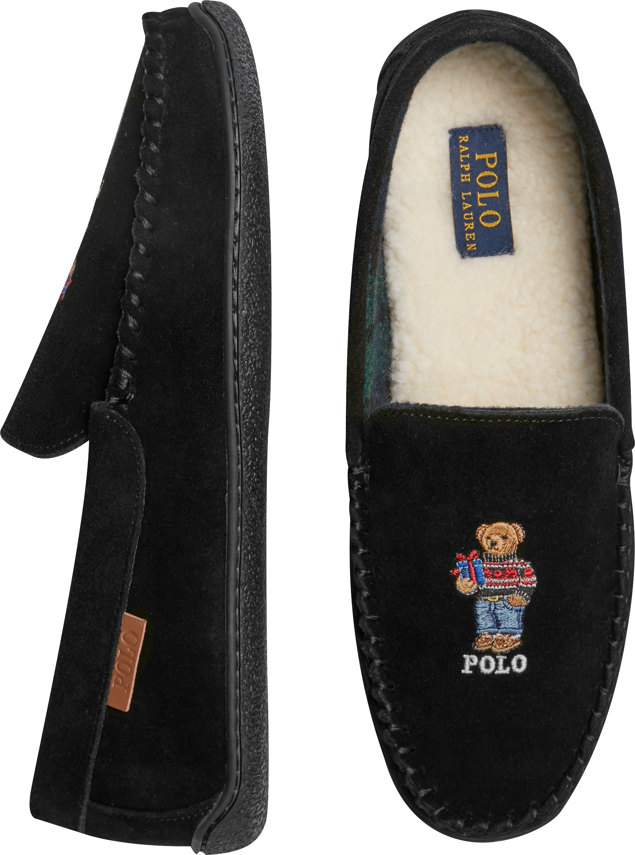 Polo ralph cheap lauren moccasin slippers