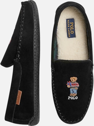 Polo Ralph Lauren Moccasin Holiday Bear Slippers | New Arrivals| Men's ...