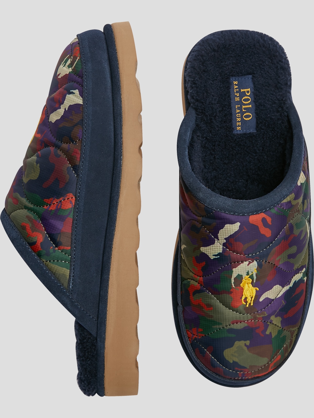 Polo Ralph Lauren Camo Clog Slippers Loafers Slip Ons Men s Wearhouse