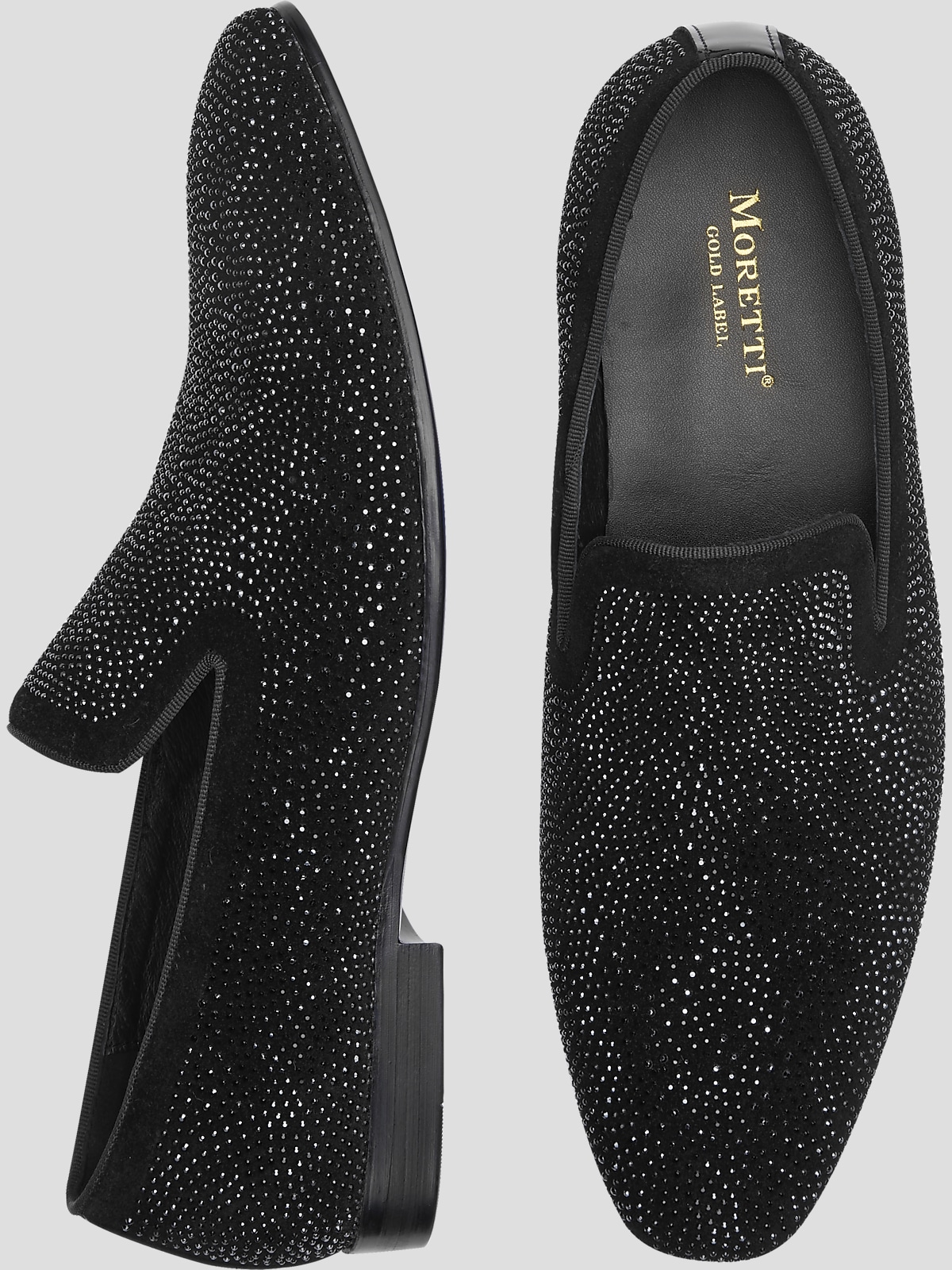 Moretti Stardust Crystal Formal Loafers Formal Shoes Men s Wearhouse