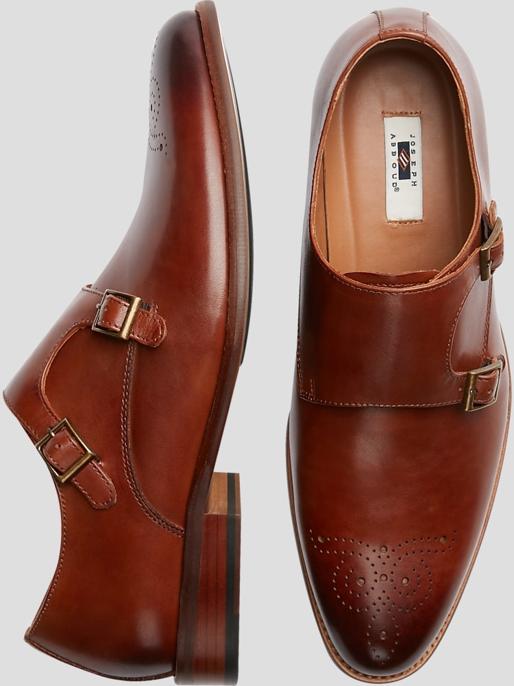 JOSEPH ABBOUD TRENT DOUBLE MONK MEDALLION TOE