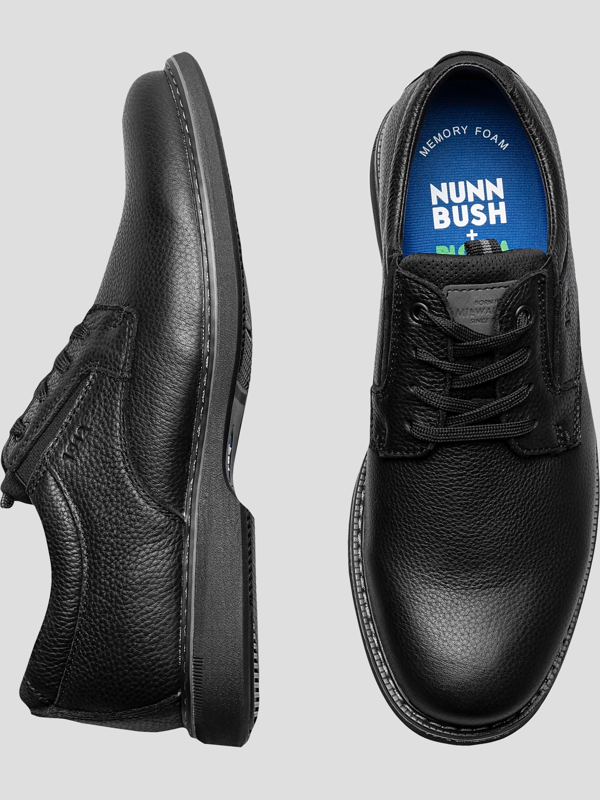 Nunn bush memory foam shoes discount