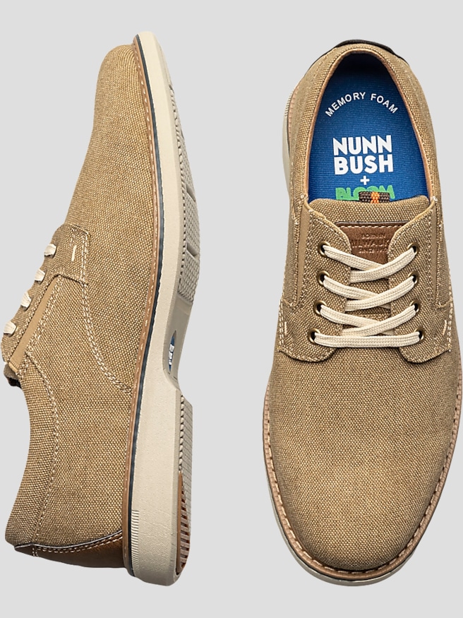 Men's canvas formal shoes clearance