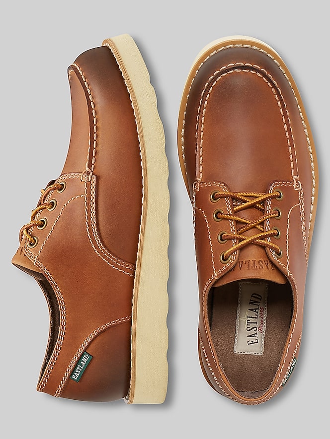 Eastland Lumber Down Leather Moc Toe Oxfords