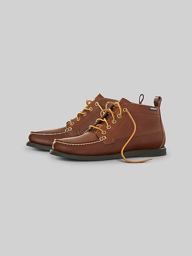 Eastland Seneca Leather Moc Toe Lace-Up Chukka Boots