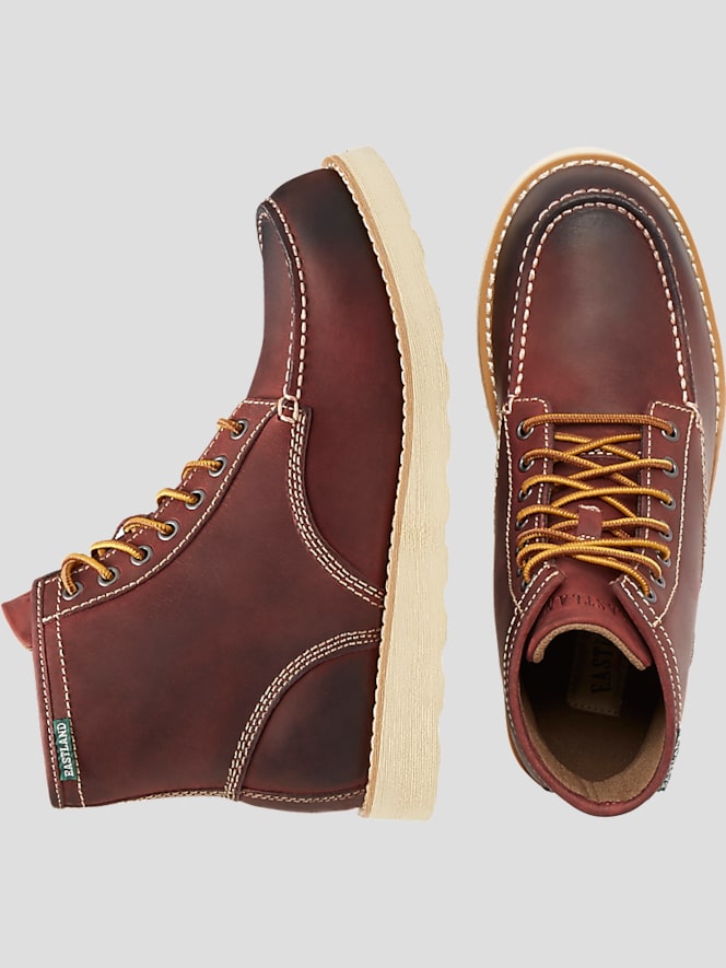 Eastland Lumber Up Leather Wide-Toe Lace-Up Boots | Boots