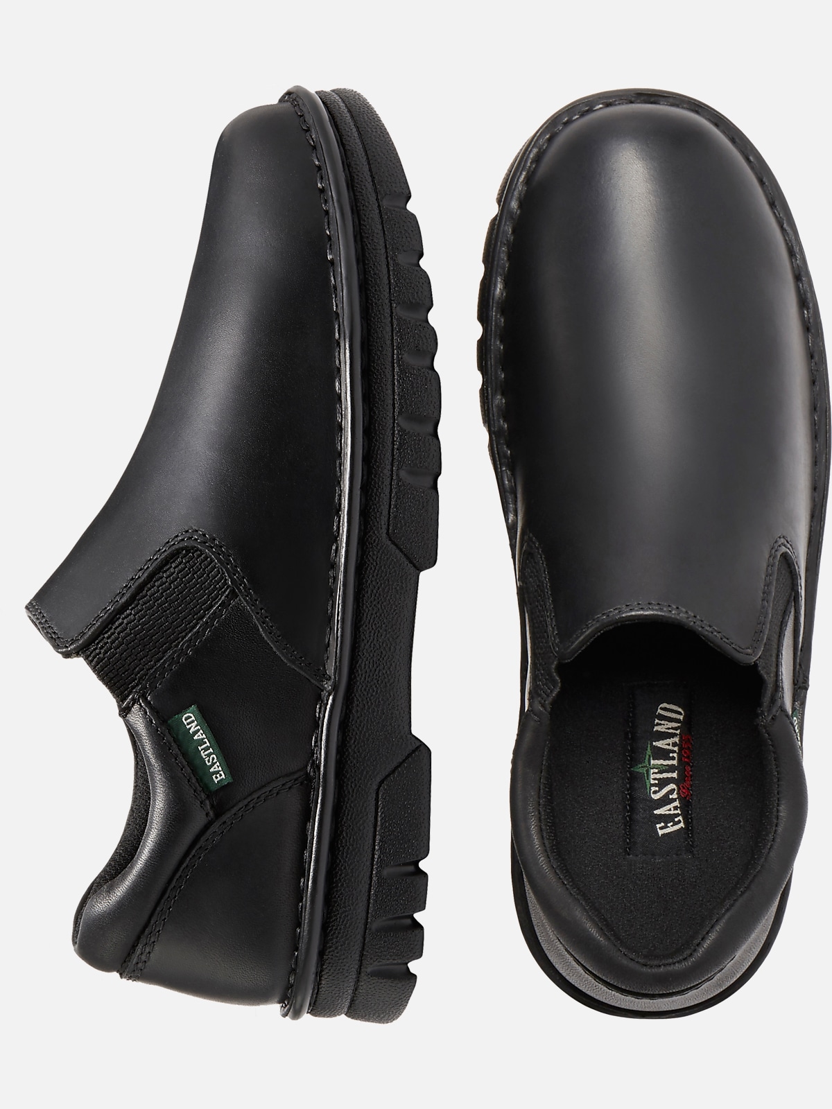 Eastland Newport Twin Gore Plain Toe Slip Ons | Casual Shoes| Men's ...
