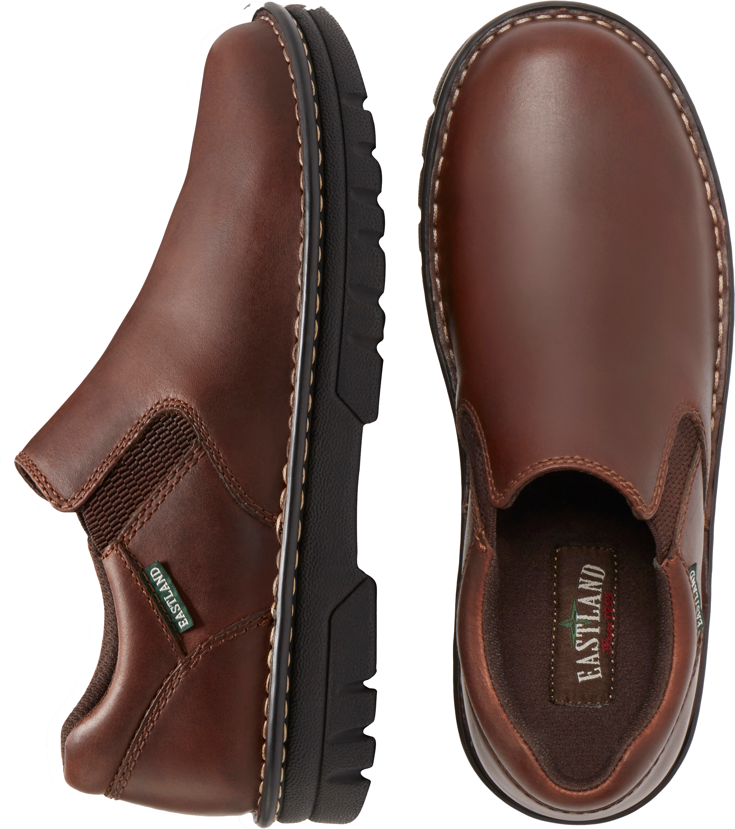 Newport Twin Gore Plain Toe Slip Ons