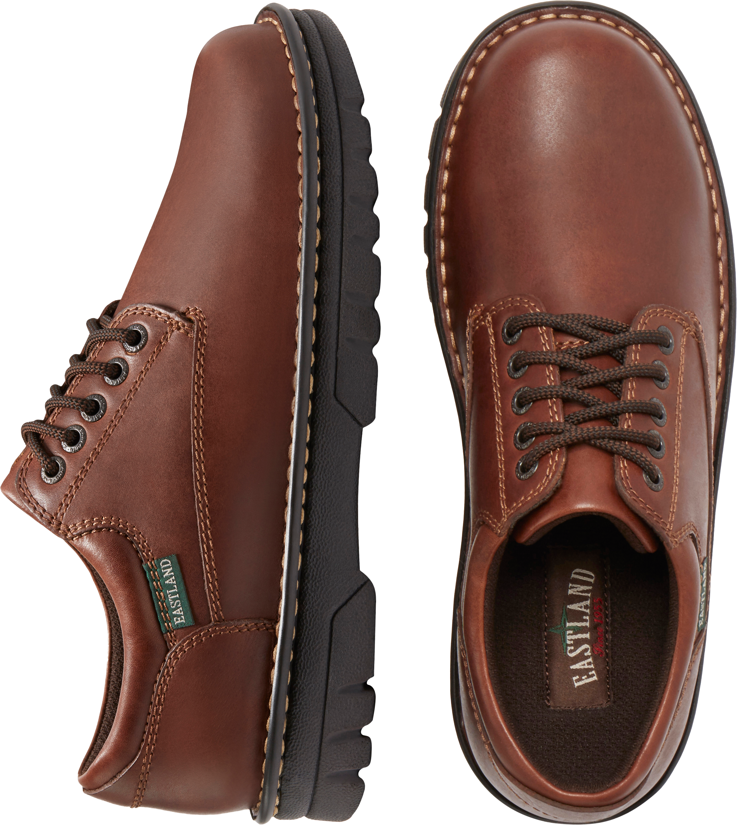 Plainview Plain Toe Lace Up Oxfords