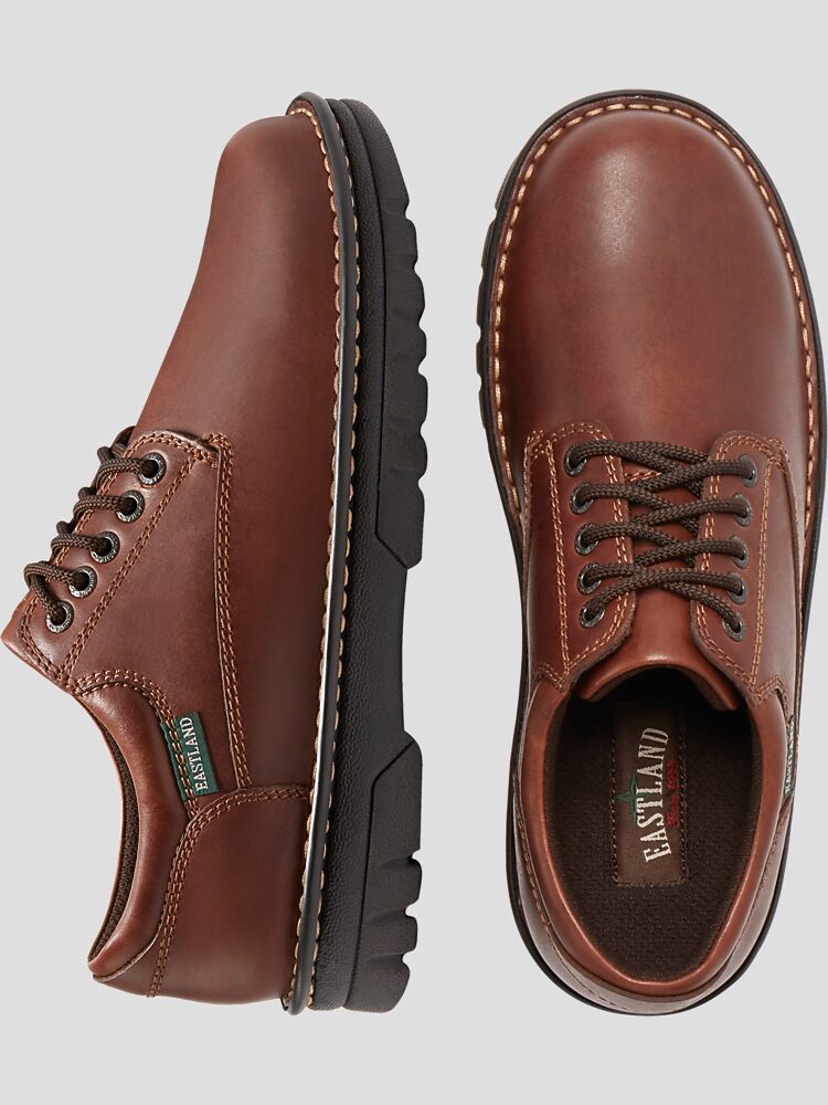 Eastland Plainview Plain Toe Lace-Up Oxfords, Brown - Size  display picture 1