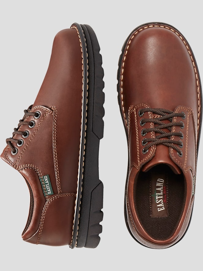 Eastland Plainview Plain Toe Lace-Up Oxfords