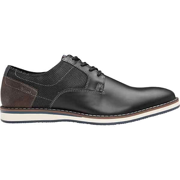 Nunn Bush Men's Circuit Leather Plain Toe Oxfords Black - Size: 13 D-Width