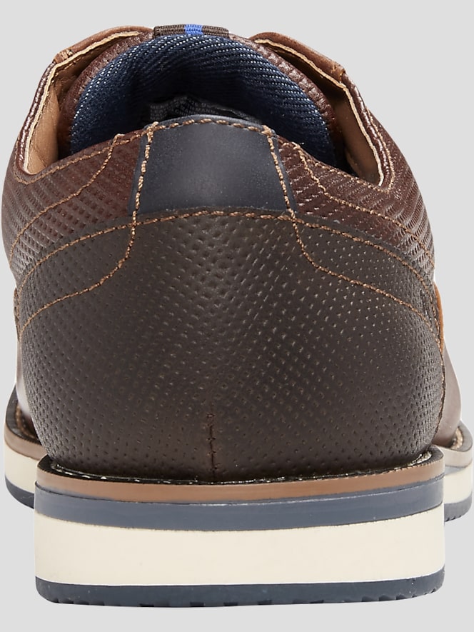 Nunn Bush Circuit Leather Plain Toe Oxfords