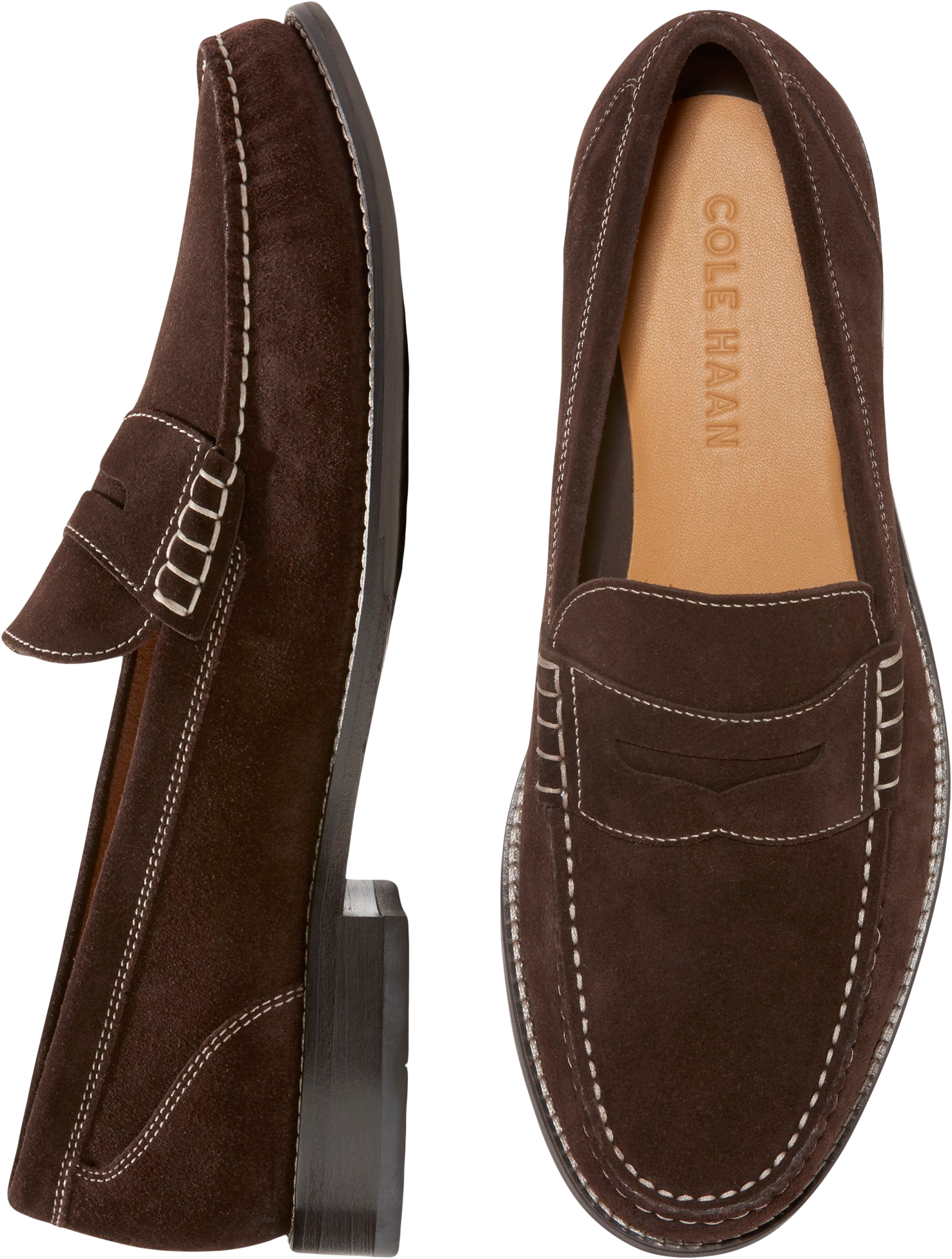 Cole haan outlet suede loafers