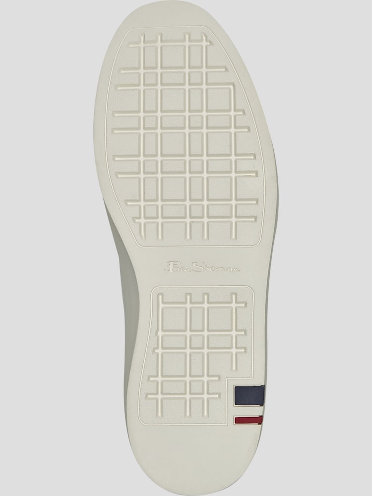 Men s Ben Sherman Richmond Shoes 9 White British Navy Modred White