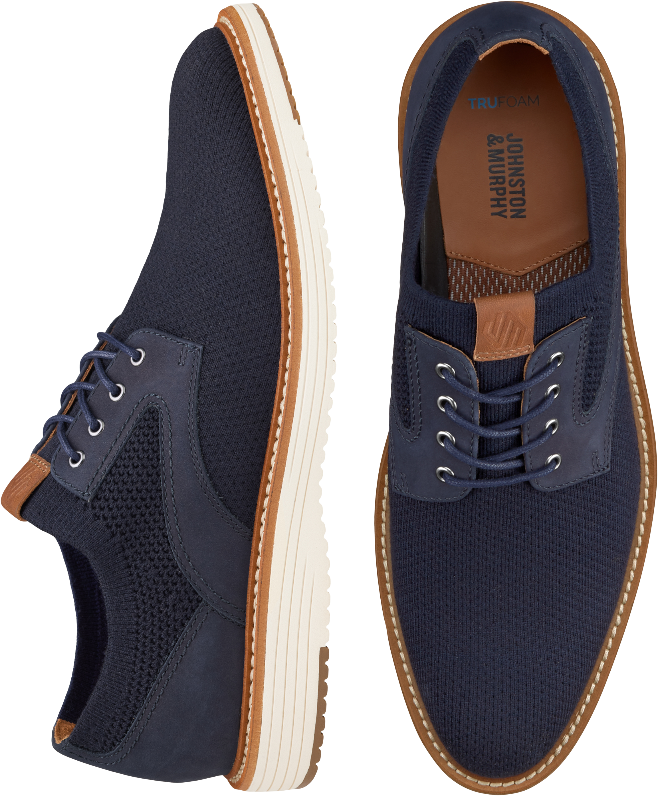 Johnston &Amp; Murphy Upton Knit Wingtip Oxfords | Casual Shoes