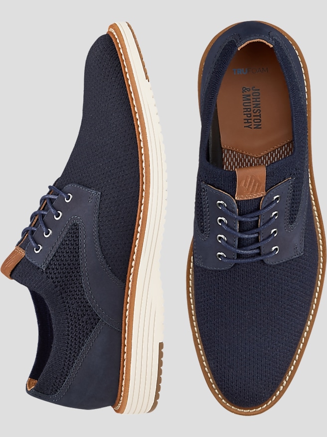 Navy blue casual dress shoes best sale