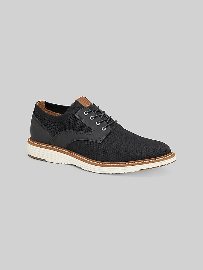 Johnston &Amp; Murphy Upton Knit Plain Toe Oxfords