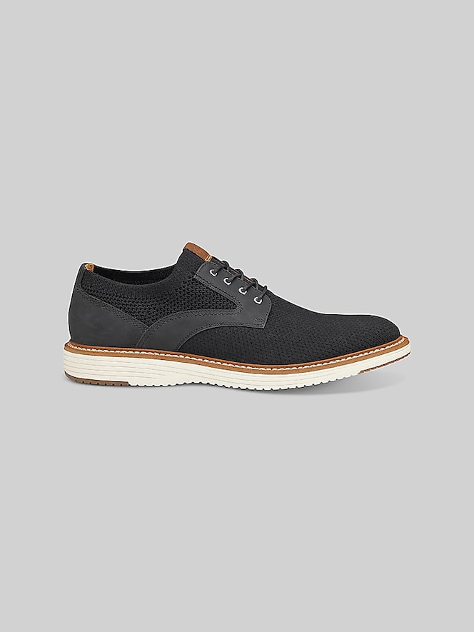 Johnston &Amp; Murphy Upton Knit Plain Toe Oxfords