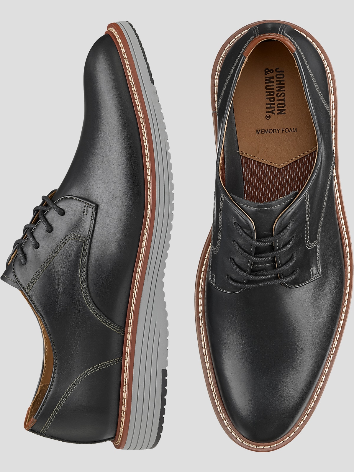 Johnston & Murphy Upton Plain Toe Oxfords | Casual Shoes| Men's Wearhouse