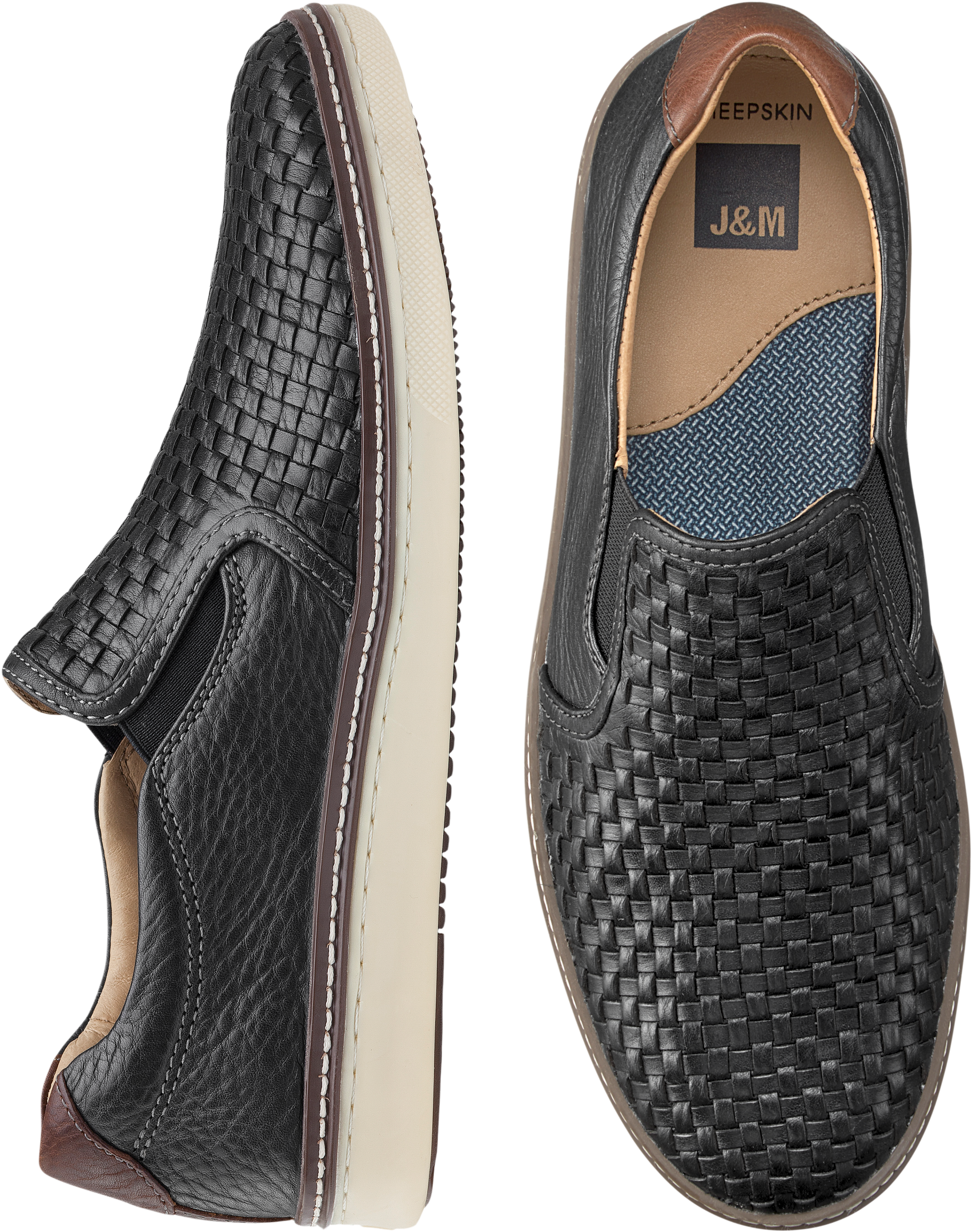 Johnston murphy slip on best sale