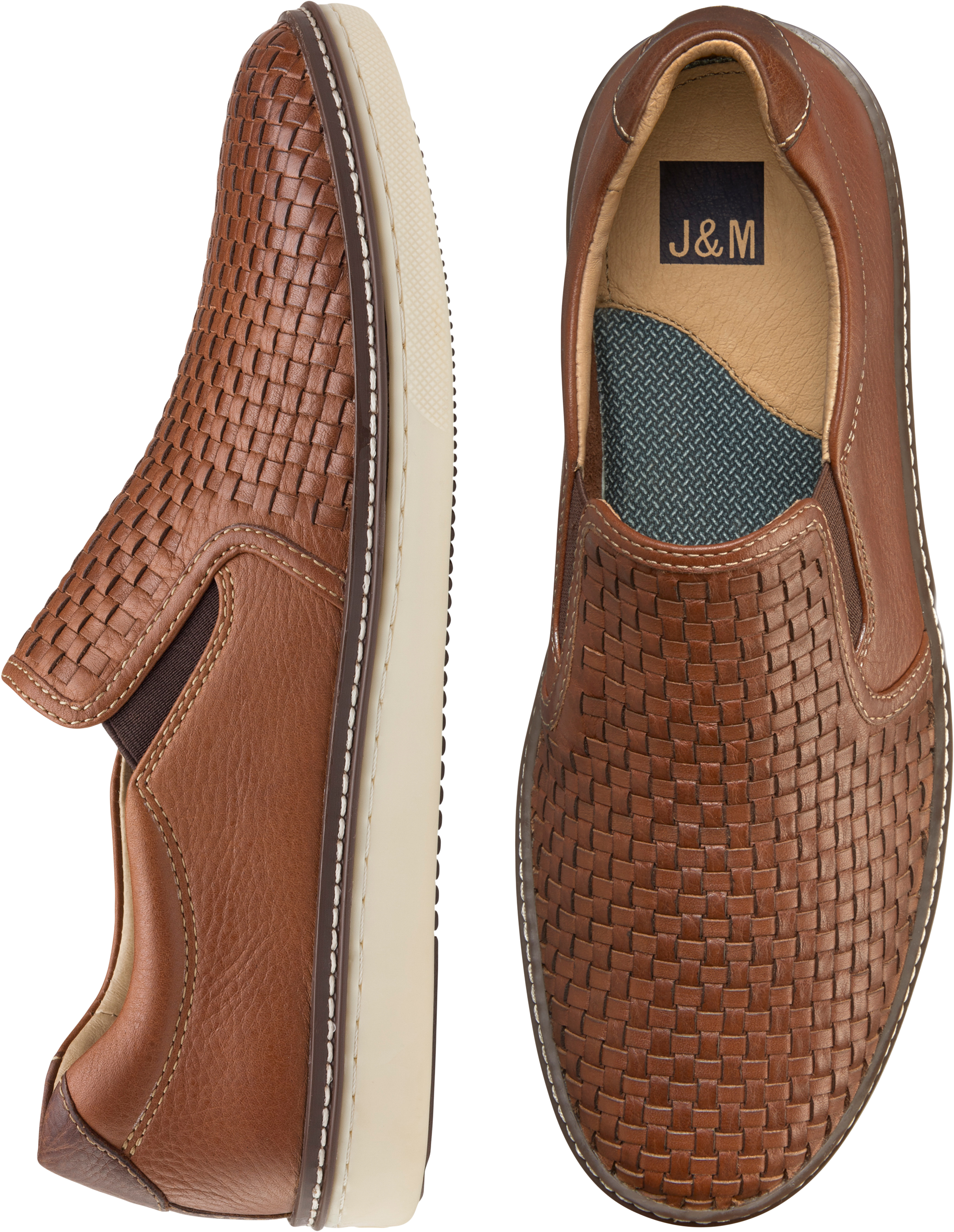 Mens woven slip deals on shoes