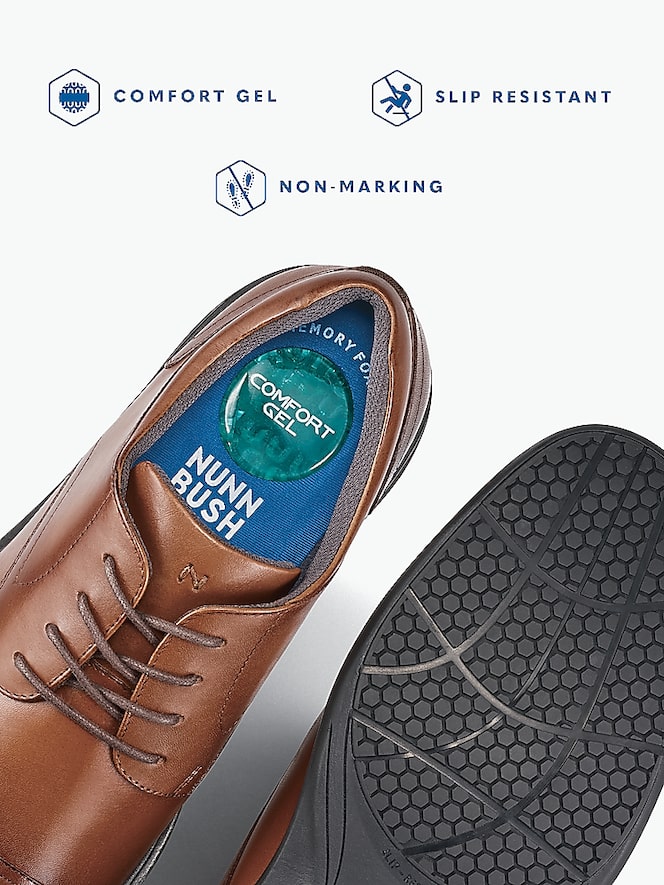 Nunn Bush KORE PRO Bicycle Toe Oxfords